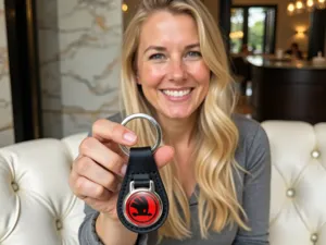 Skoda Leder Schlüsselanhänger Stabiles Kunstleder Sport